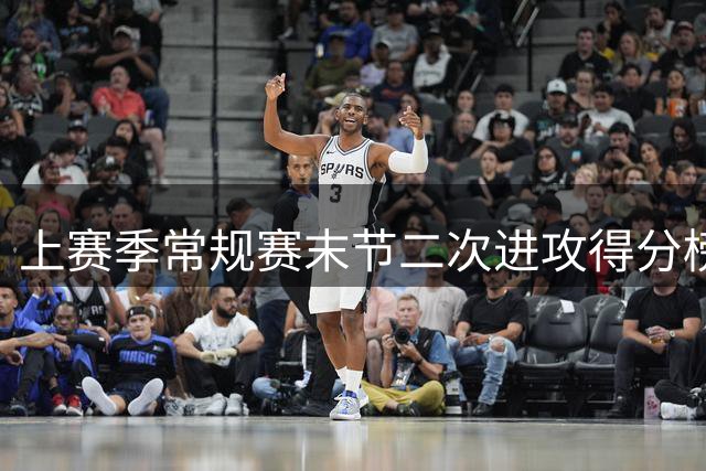 上赛季常规赛末节二次进攻得分榜：唐斯 文班 杜伦前三